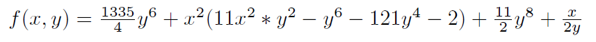 Formule polynome à calculer